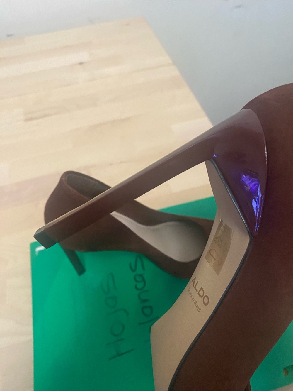ALDO Women's Brown Pointed-Toe Pumps - Picture 4 of 11
